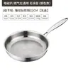 Sartén de titanio, sartén de fondo plano transfronteriza, sartén martillada sin recubrimiento, sartén para bistec, wok doméstico, sartén antiadherente de acero inoxidable, sartén de hierro
