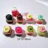 Accesorios de Resina Accesorios DIY Juguetes de Comida Materiales Hechos a Mano Pegamento de Crema Accesorios para el Cabello de Niños Colgantes Pequeños Galleta Mousse Pastel