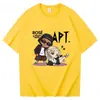 Camiseta Rose Bruno Mars Apt Moda Masculina/Feminina Harajuku Camiseta Gráfica Unissex Alta Qualidade EUA