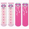 Meias Infantis Tipo Outono e Inverno Meias para Meninas Desenho Princesa Melody Meias Confortáveis para Panturrilha Respiráveis e Versáteis