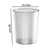 Lixeira Transparente para Uso Doméstico, Novo Modelo Acrílico para Banheiro, Vaso Sanitário, Sala de Estar, Escritório, Cesto de Lixo Grande de Alto Valor para Dormitório