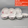 Atacado de fábrica 6 polegadas tigela lateral 8 polegadas prato flor assada doméstico comercial macarrão tigela tigela tigela de sopa prato de frutas prato de arroz