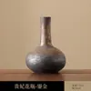 Vaso Cerâmico Pequeno Retrô com Pet de Chá Criativo Azul Marinho para Decoração de Sala de Estar e Bar Suporte de Incenso Pequeno Mini