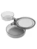 Bandeja Magnética Fuerte Engrosada para Señuelos Doble Capa Triple Capa Succión Magnética Completa Rotación de 360 Grados Eje de Aleación de Aluminio Cuenco para Señuelos de Pesca Equipo de Pesca