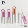 Tubo Redondo de Pedido Inze con Tapa Irregular, Varilla de Pincel Gruesa/Fina, Tubo con Cadena para Labial, Material de Empaque de Tubo Vacío de Plástico