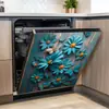 VA-F568 pintado azul margarita cocina hogar pared gabinete decoración embellecimiento pegatinas de pared autoadhesivo comercio exterior al por mayor