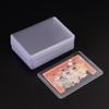 Portatarjetas B8 Doble Cara Transparente Manga de Goma Dura Protección para Tarjetas Fotográficas Manga Dura para Tarjetas Álbum de Ídolo Estrella 3 pulgadas