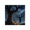 Banner de Porta de Garagem Halloween Amazon Transfronteiriço Decoração de Festa de Halloween Tecido de Fundo Atmosfera Tapeçaria