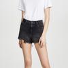 Shorts de Mezclilla Nuevos de Fábrica Estilo Verano Rey Mismo Estilo para Mujeres, Cintura Alta, Sueltos y Versátiles, Aspecto Adelgazante, Línea A, Piernas Anchas con Agujeros y Bordes Deshilachados