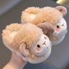 Pantufas de Algodão de Inverno Infantil para Meninos e Meninas, Quentes e de Veludo, Confortáveis e Confortáveis para Bebês e Crianças Pequenas, Sacos Domésticos e Pantufas de Algodão para Bebê para Aquecer os Pés