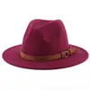 Chapéu Fedora Ferdo masculino e feminino estilo britânico chapéu de jazz socialite chapéu francês de feltro aba larga retrô chapéu coco de cavalheiro