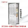 SF Express Puerta Gruesa de Acero Inoxidable 304 Antirrobo Puerta Sola Puerta de Balcón Puerta de Entrada Borde de Puerta Envuelto Marco de Puerta Fabricante