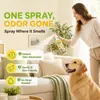 Desodorante, esterilizador, eliminador de manchas de orina, compuesto refrescante para arena de gatos, desodorante para mascotas con bioenzimas, superventas transfronterizo para gatos y perros