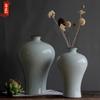 Vaso de cerâmica Jingdezhen, antigo, branco, com rachaduras abertas, transparente, esmalte, sala de estar, decoração para casa, arranjos florais, ornamentos