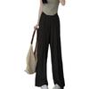 Calças de Perna Larga para Mulheres Verão 2025 Novo Cintura Alta Caimento Estilo Japonês Estilo Preguiçoso Calças Casuais Soltas Calças de Roupa Exterior para Meninas