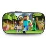 Estuche de Lápices Minecraft Gran Capacidad Estuche de Lápices para Niños Caja de Papelería de Tela Estuche para Estudiante de Secundaria Niño