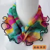 Primavera, Verano y Otoño Estilo Coreano Suéter de Malla Bufanda Pequeña para Cuello y Bufanda para Cuello Delgada Moderna Versátil Semidecorativa Bufanda de Gasa
