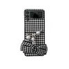 Aplicable a la funda para teléfono de pantalla plegable Samsung Zflip1 Primera generación Segunda generación f7000 Estilo idéntico al de las celebridades de TikTok pintada f7070