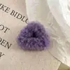 Pinza para el pelo de orejas de gato, Lana de cordero, Bonito pasador de princesa, Pinza para el flequillo lateral, Dulce pinza pequeña de garra para el pelo