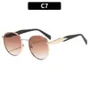 Gafas de sol nuevas de moda europea y americana, estilo vintage moderno, con un toque de alta gama, el mismo estilo que se populariza en internet, gafas con protección UV para hombres y mujeres