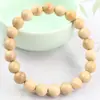 Shouwufang al por mayor pulseras de sándalo estilo mini compacto 8MM círculo simple para hombre y mujer nueva pulsera china cuentas cuentas de rosario