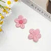 Tela Linda de Puntos Botón Tridimensional Flor Pequeña Hecho a Mano DIY Accesorios para el Cabello Ropa Bolsas Funda para Teléfono Muñecas Accesorios Decorativos
