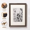 Moldura de madeira maciça vintage para fotos, personalizada para pendurar na parede, a4, moldura para pintura a óleo, moldura vazia, montada, infantil, 4k8k, esboço, a3, moldura montada