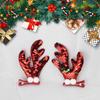 Celebridade da Internet Acessórios de Cabelo com Galhos de Veado Infantil Presilha de Cabelo Fofa para Crianças Presilha Pequena Vermelha de Feriado Clipe para Foto de Menina Adorno de Cabeça Natal