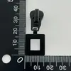 Não. 5 Puxadores de Zíper de Resina, Cabeça de Zíper Preta Eletroforética, Acessório de Fivela de Zíper para Roupas, Zíper de Barraca em Estoque