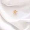 Broche de Laço Coração Simples para Mulheres, Corsage de Luxo, Alfinete Anti-Exposição para Gola Feminina, Alfinete de Cardigã, Acessório de Roupa