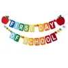 Oferta Especial para Escolas Transfronteiriças Início Festa Infantil Bandeira de Feltro Maçã Bandeira de Puxar Decoração de Sala de Aula Tirar Fotos OEM Dropshipping