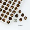 Rhinestones para Decoración de Uñas Color Amarillo Humo Cristal Dongzhou Colección Color Café Melard de Alta Calidad Accesorios de Uñas de Repuesto Huazi