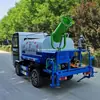 Caminhão pipa pequeno sem marca, pronto para exportação, para entrega imediata, adequado para jardins, áreas residenciais e canteiros de obras. Nova oferta