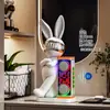 Adornos de Conejo para Escritorio Audio Bluetooth Sala de Estar Mueble de TV Entrada Lateral Gabinete de Vino Decoraciones de Alta Gama para Amigos