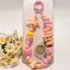 Cadena para Teléfono Móvil Original Bubble Mart Serie Helado Colgante Acrílico Dopamina para Teléfono Móvil