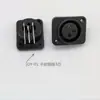 Enchufe de audio carnong DY-01 enchufe de alimentación conector de audio video de micrófono XLR horizontal grande de 3 pines