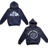 Sudadera Casual Estilo Europeo y Americano con Cremallera Completa, Sudadera con Capucha y Cremallera Casual Retro Americana para Hombre de Moda
