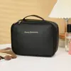 Bolsa de Maquiagem de Luxo com Grande Capacidade, Design Multifuncional Três-em-Um de Nicho, Bolsa de Armazenamento Compartimentada, Estojo de Maquiagem Portátil