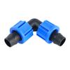 Conector de Cinta de Riego por Goteo 16 20 Tuerca de Bloqueo Conector Recto Tubo de Riego por Goteo de PE con Codo Conector de Tres Vías de Doble Bloqueo Tuerca de Bloqueo Conector Directo