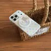 Funda para Teléfono Móvil 17Promax con Espejo de Oso Lindo y Soporte Magnético Adecuada para 16Pro Magnética de Doble Capa 15Promax