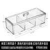 Caja de Almacenamiento Transparente con Compartimentos para Bolsitas de Té, Caja para Cápsulas de Café, Caja para Té con Leche de Sala de Té, Almacenamiento de Escritorio Acrílico