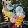 Globo Bobo de 18 pulgadas 20 pulgadas Arreglo de Cumpleaños Globo Transparente Decoraciones para Fiesta de San Valentín Navidad