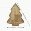 Bandeja de Madera Navideña Transfronteriza de Temporada Bandeja de Pascua Reno Árbol de Navidad Gorro de Navidad Conejo Madera Maciza Dibujos Animados
