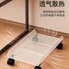 Suporte para Gabinete de Computador de Mesa com Rodinhas Suporte de Chassi Base Elevatória para Escritório Casa Bandeja Prateleira de Armazenamento