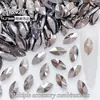 Rinestones Marquisa Planos 4.2*8mm Accesorios para Uñas Rhinestones Irregulares Planos Decoraciones de Uñas Usables Rhinestones para Uñas Venta Caliente al por Mayor