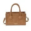 Bolso de Mano tipo Caja con Diseño de Nicho Estilo Occidental para Mujer Otoño e Invierno 2025 Nuevo Bolso Cruzado Simple Casual al Hombro