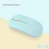 Mouse Sem Fio Mouse Bluetooth Modo Duplo Opcional Mouse Sem Fio Recarregável Mouse de Pilha Seca Cor Macaron
