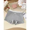 A274 # Calzoncillos tipo bóxer con estampado de nube y leche para mujer, Algodón puro Antibacteriano Cintura media Ropa interior para adolescentes 10A.