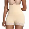 Calça Corset Transfronteiriça Sem Enrolar, Borda de Renda Boxer, Roupa Íntima Modeladora para Levantar o Bumbum, Leggings Femininas Modeladoras e com Controle de Barriga Sem Costura