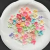 Contas de Flor de Quatro Pétalas com Borda Dourada e Prateada, Acessórios para Joias Feitas à Mão DIY para Adornos de Cabeça de Casamento, Contas Soltas Venda por Atacado